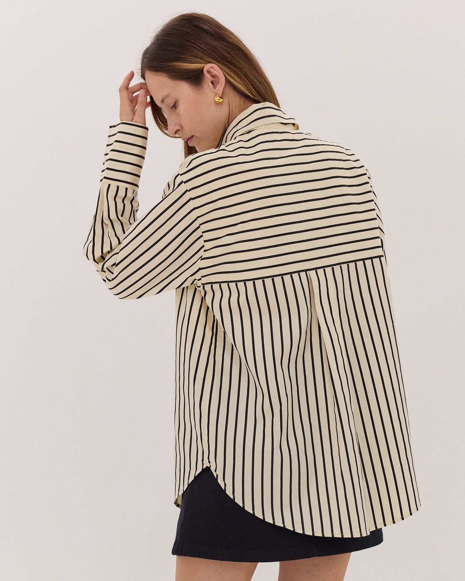 The Classic Shirt | Black & Cream