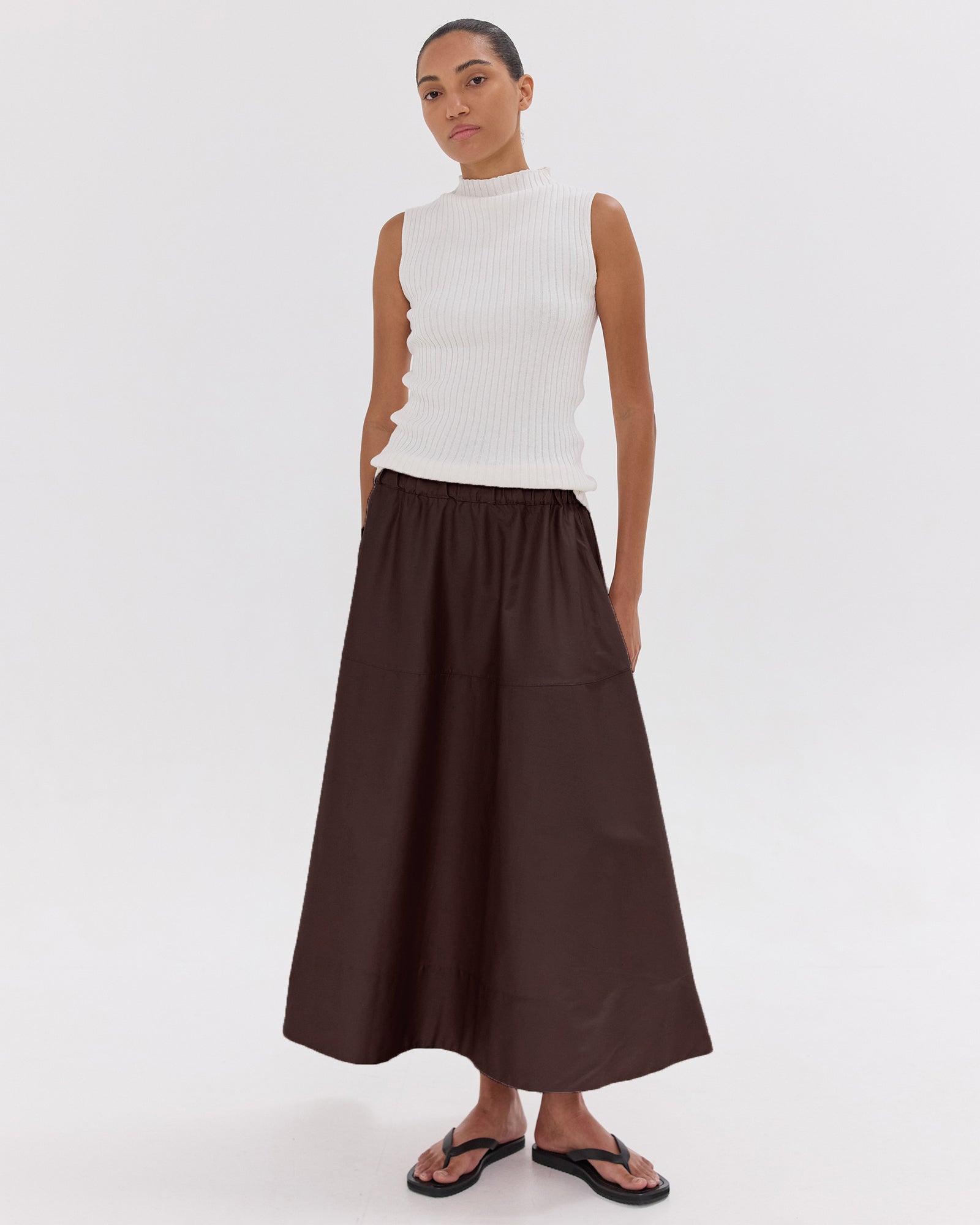 The Maxi Skirt | Brazil Nut