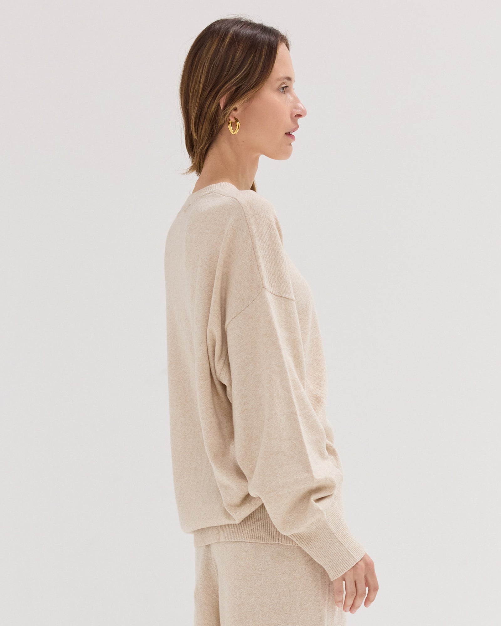 The Travel Sweater | Parchment