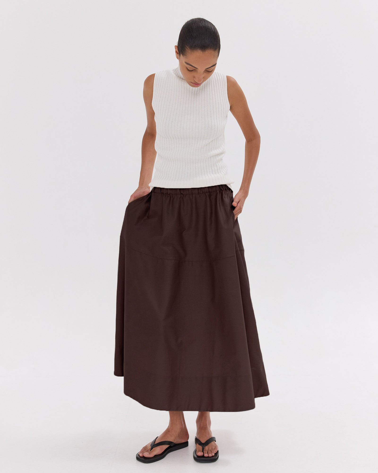 The Maxi Skirt | Brazil Nut