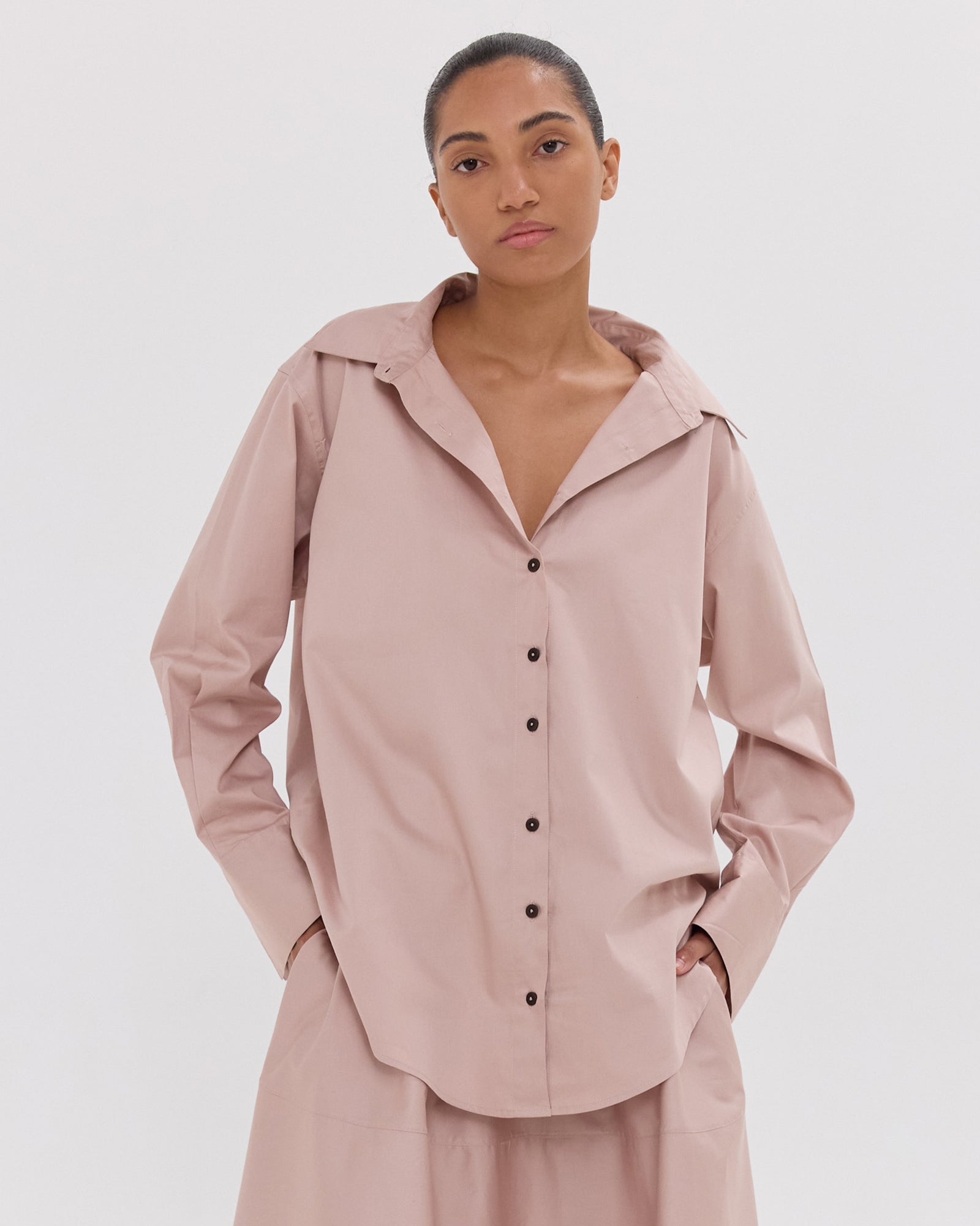 The Split Back Shirt | Lotus