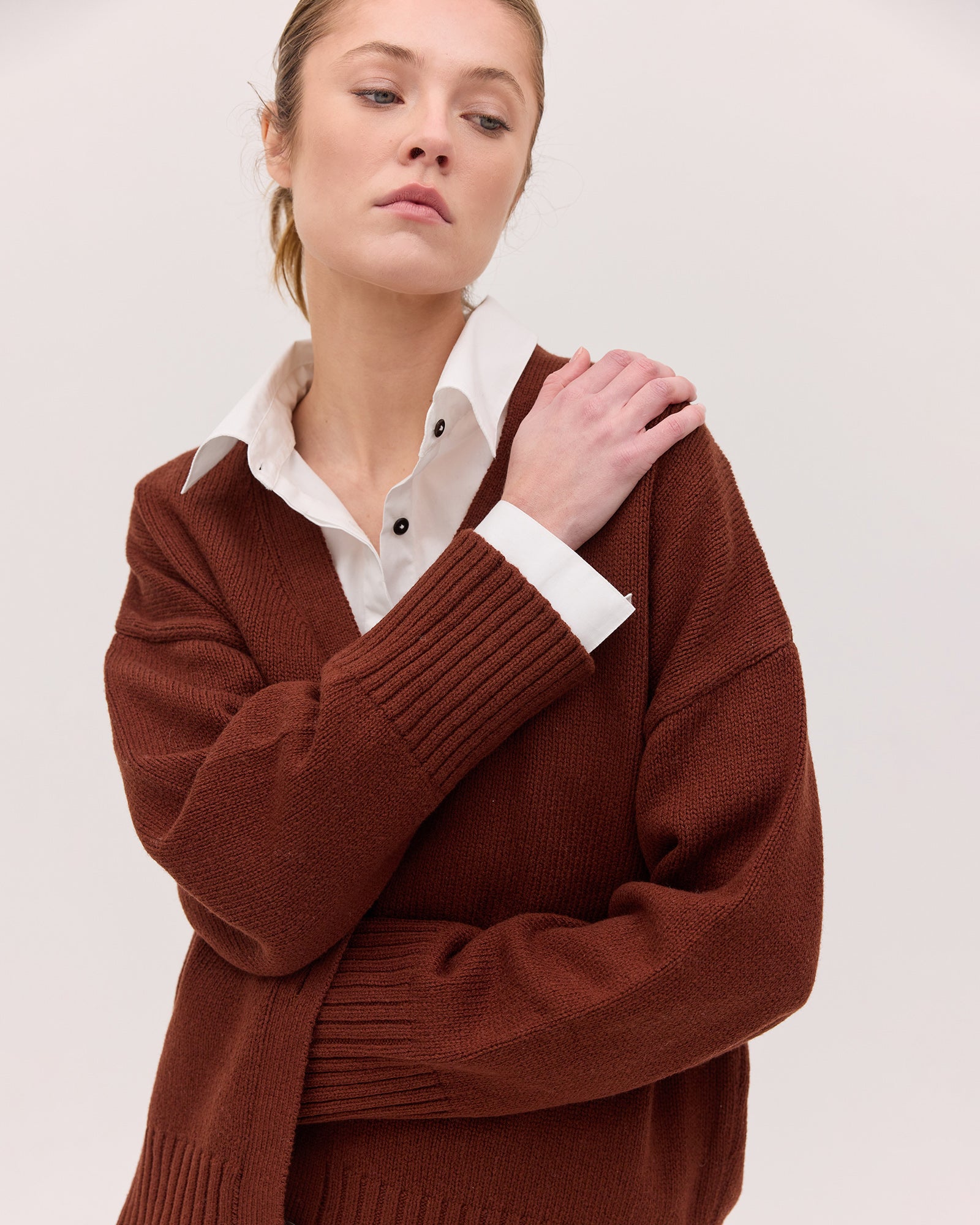 The Cardigan | Mahogany
