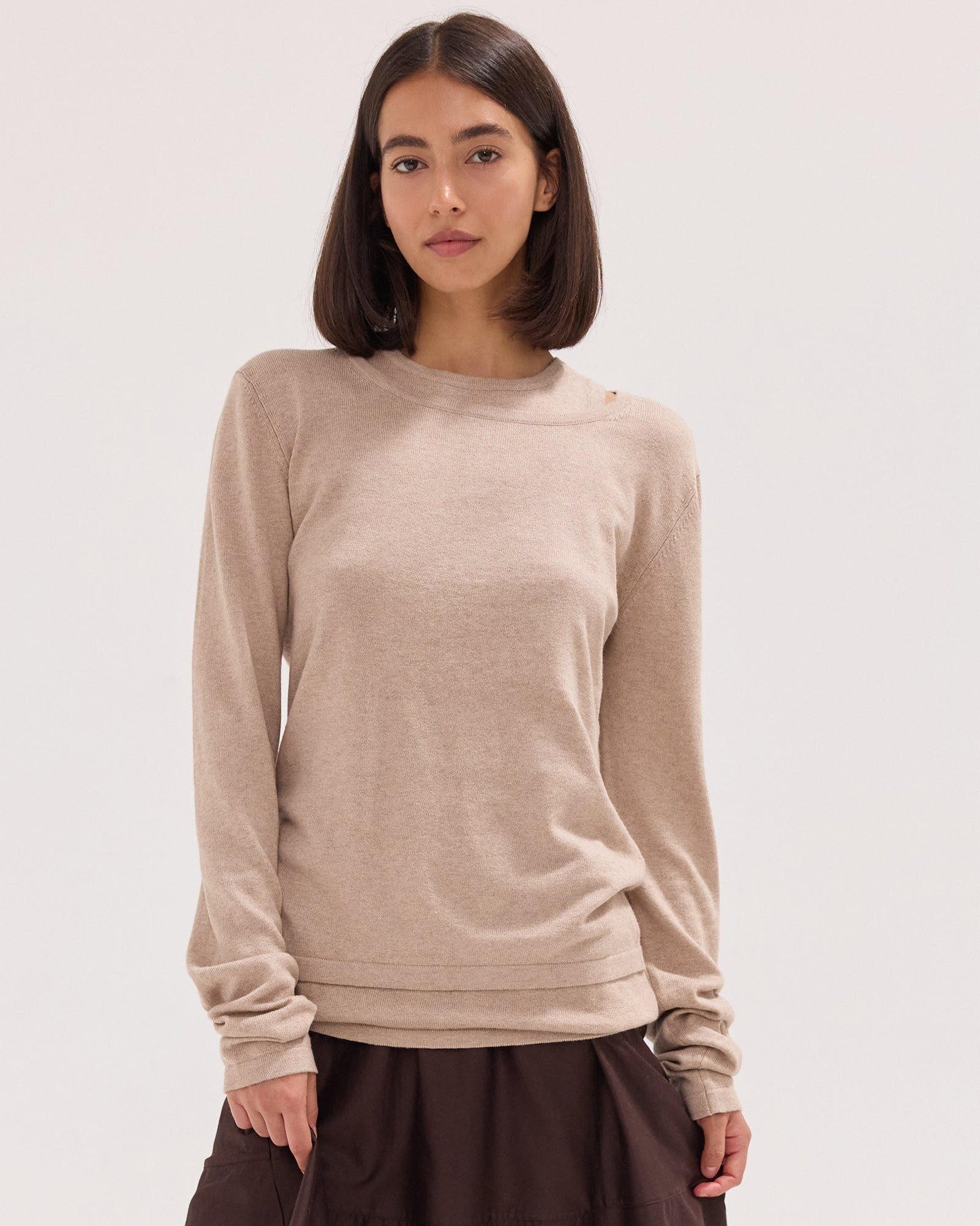 The Layering Long Sleeve | Biscuit