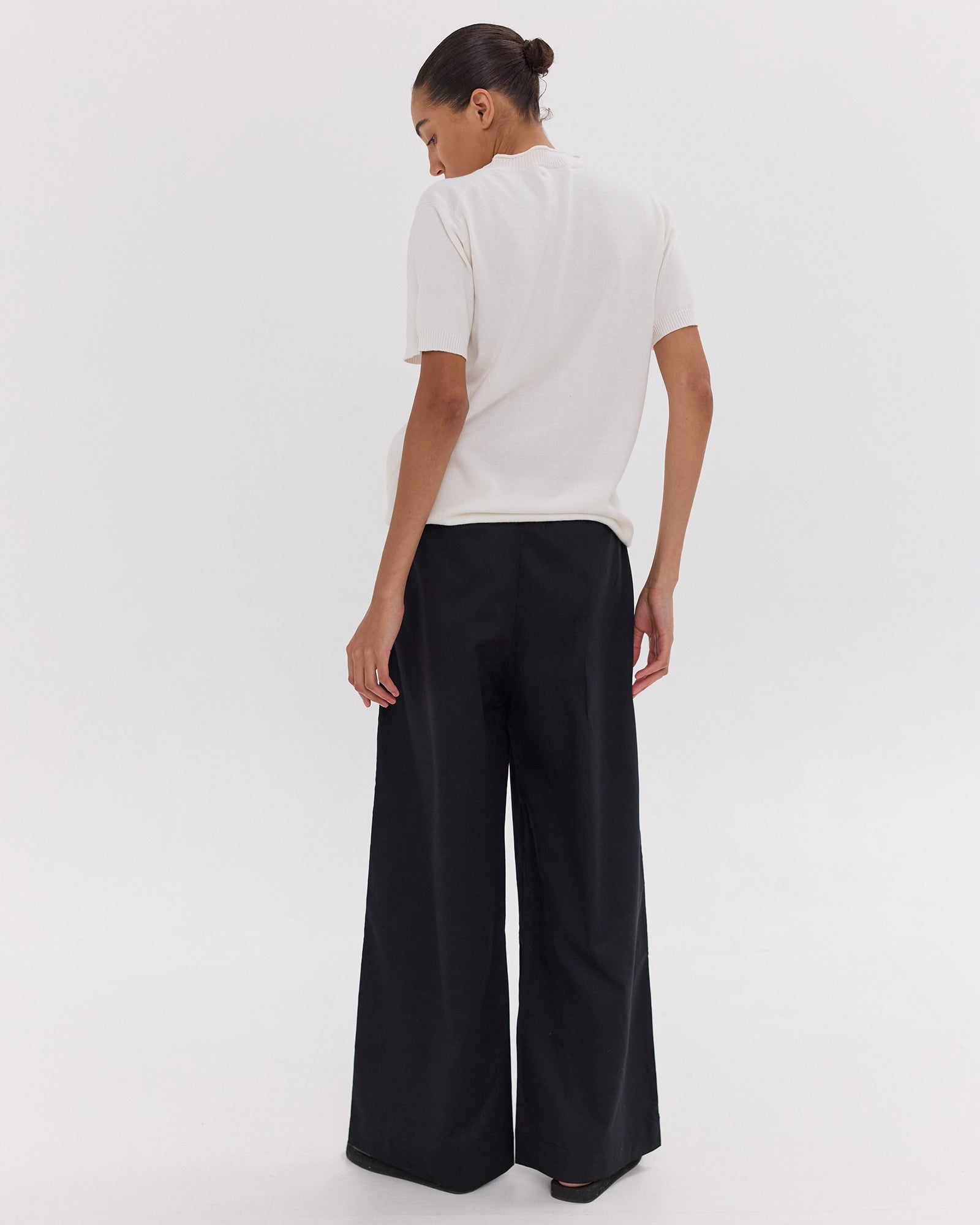 The Wide Leg Pant | Black