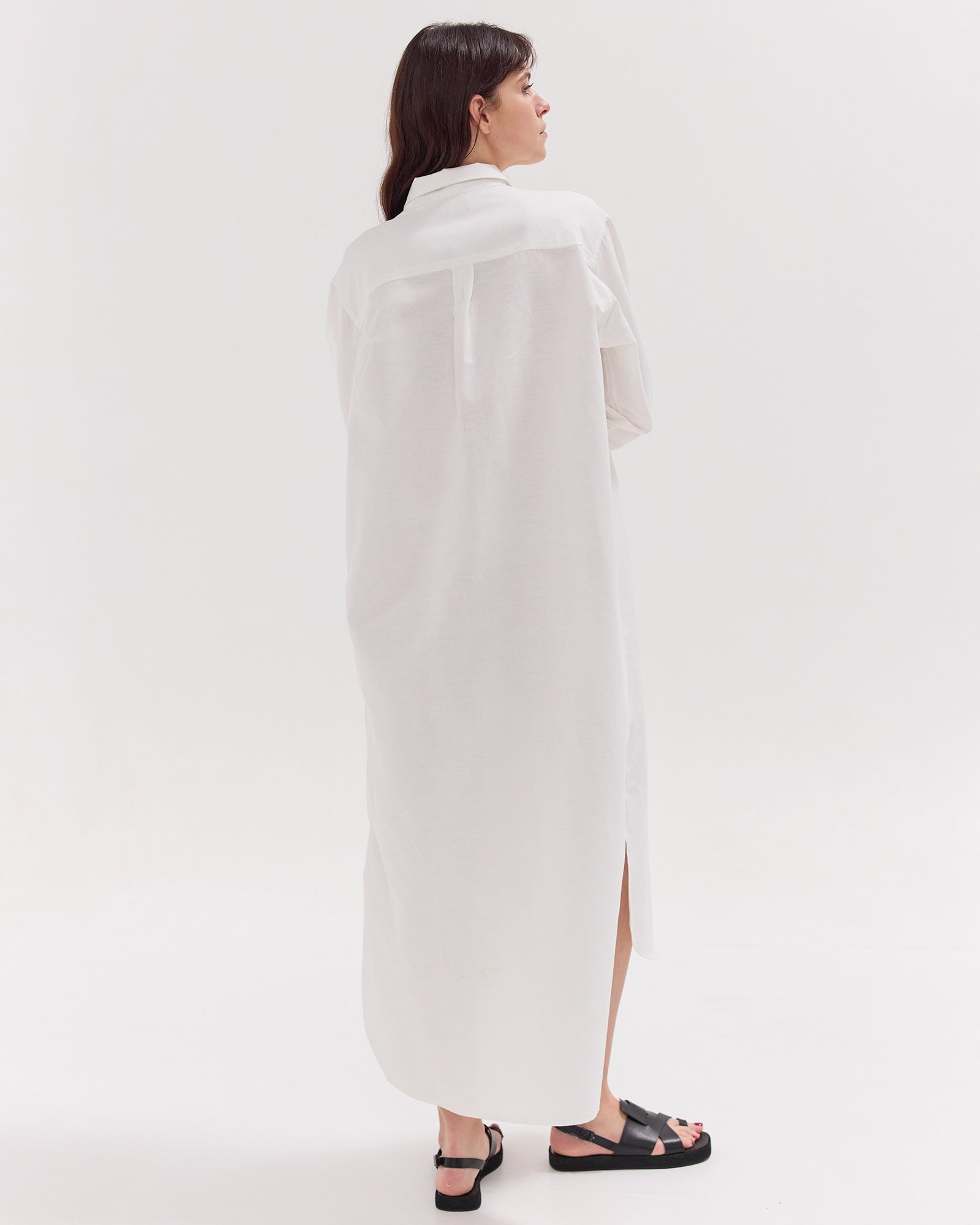 The Shirt Dress | White
