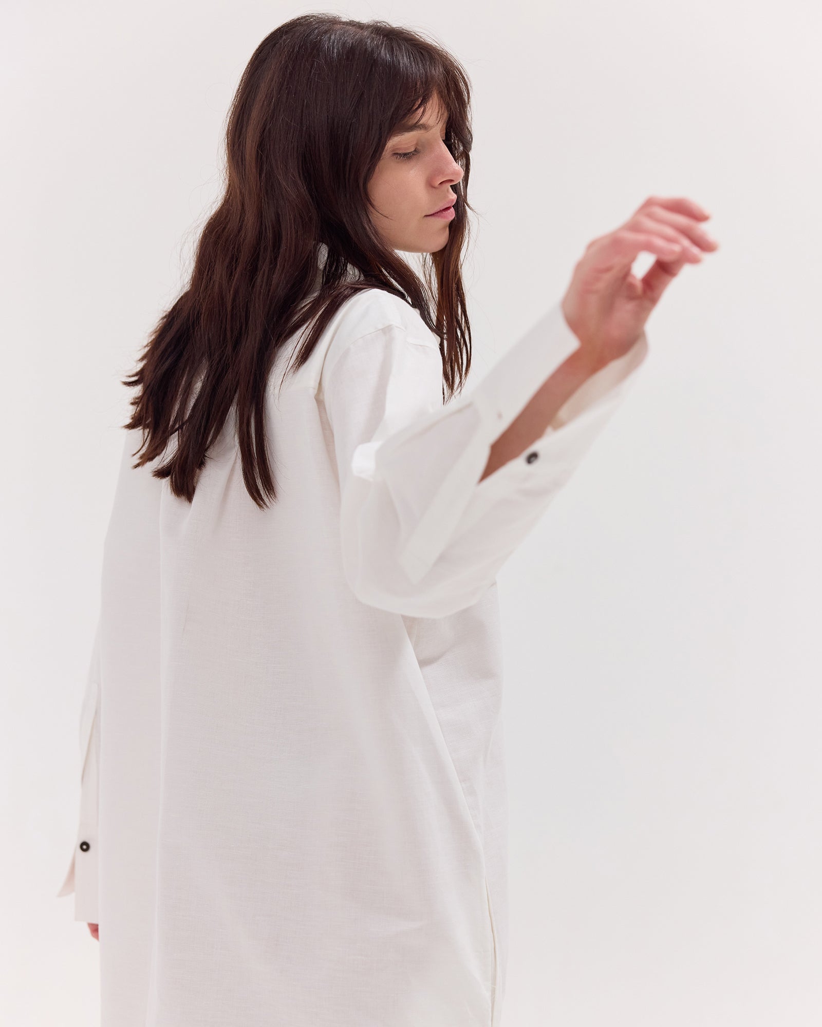 The Shirt Dress | White