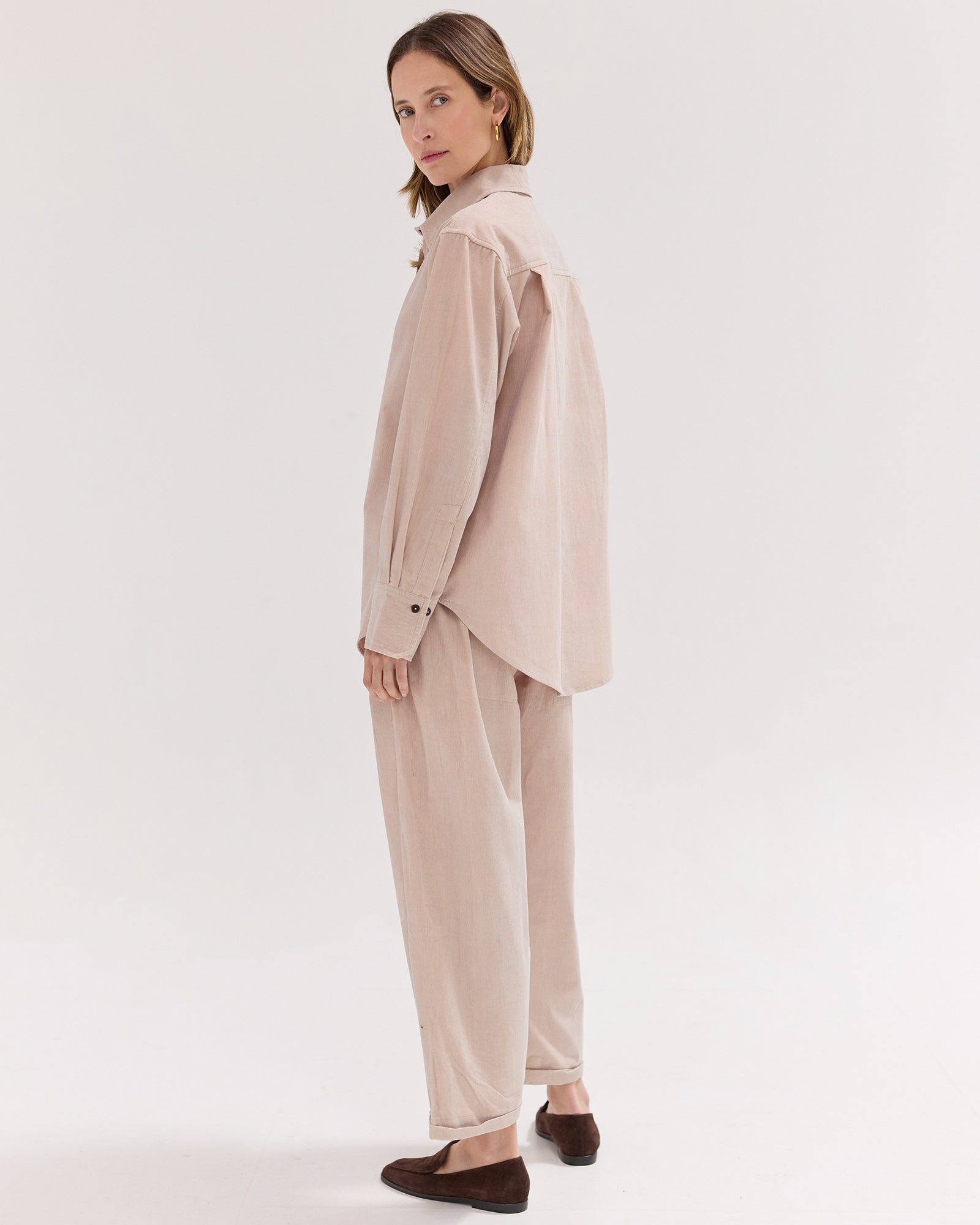 The Corduroy Relaxed Pant | Limestone