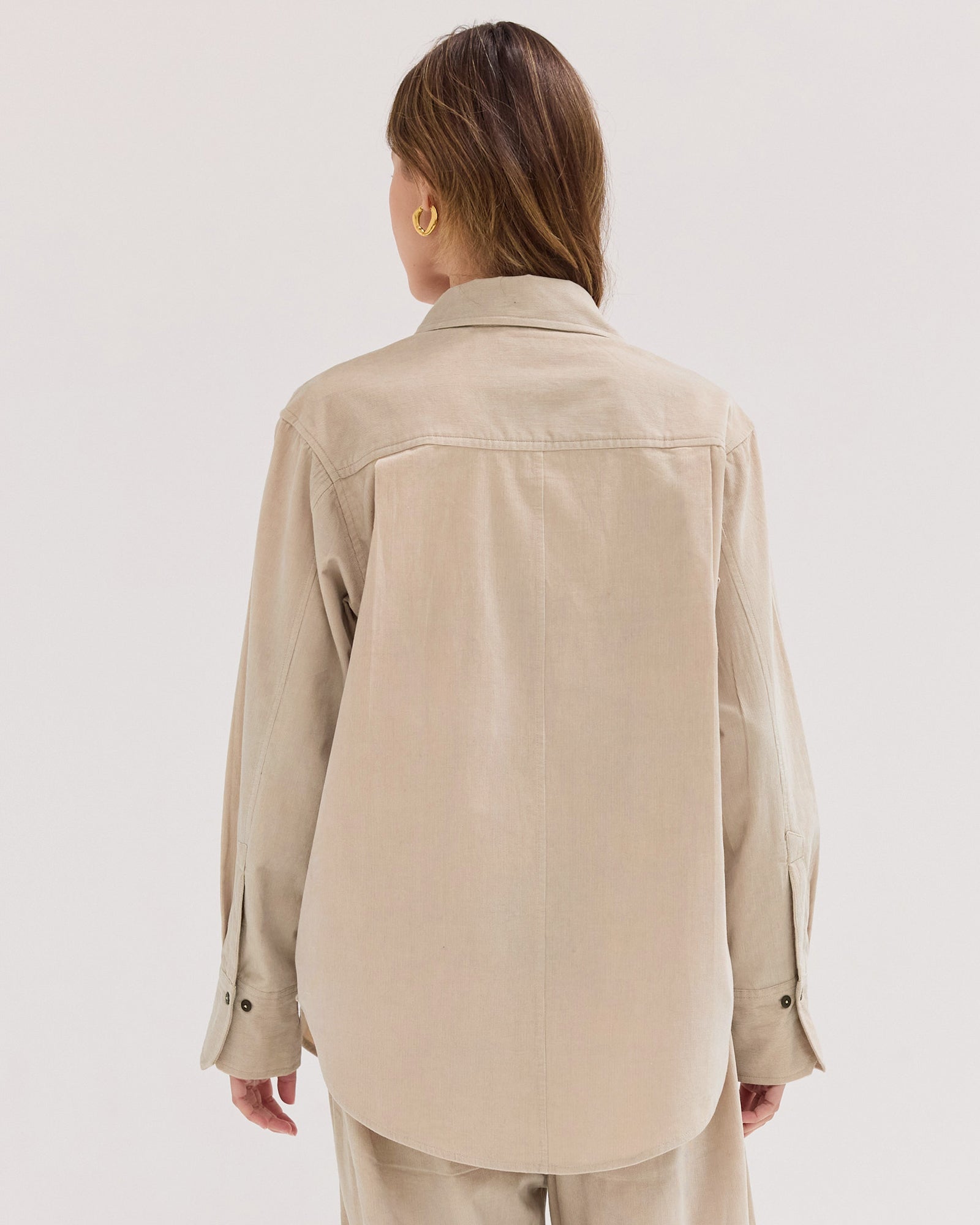 The Corduroy Shirt | Pebble