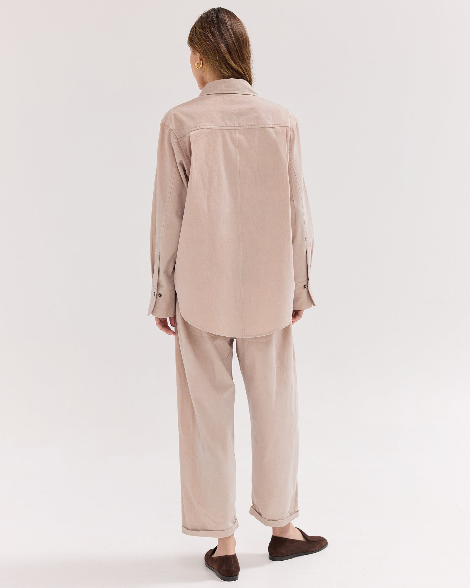The Corduroy Relaxed Pant | Limestone