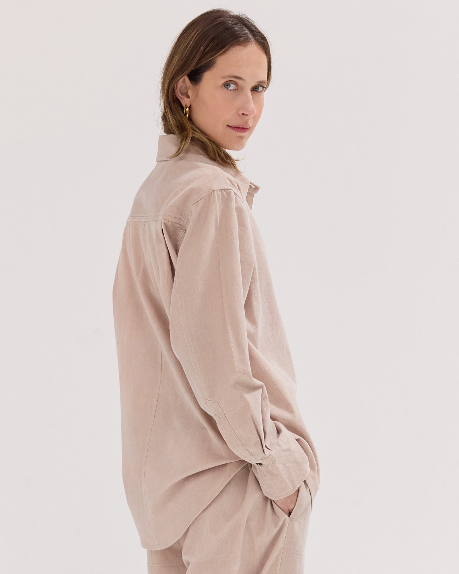 The Corduroy Shirt | Limestone