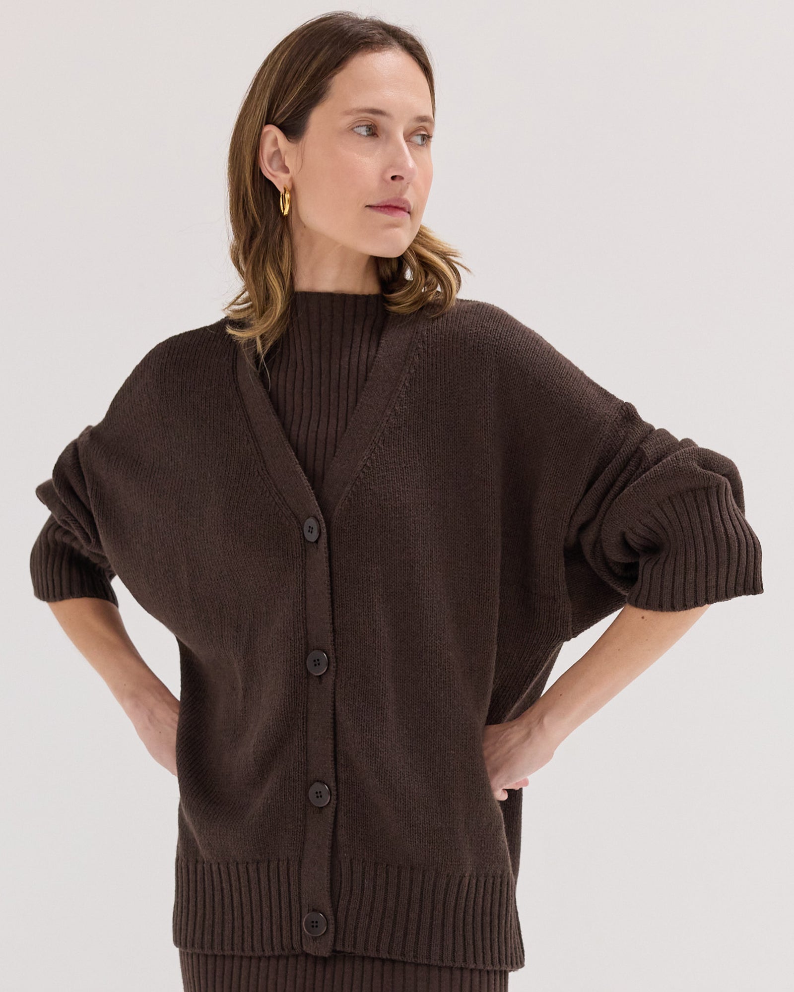 The Cardigan | Brazil Nut