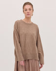 The Classic Crew Jumper | Sepia