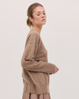 The Classic Crew Jumper | Sepia