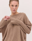 The Classic Crew Jumper | Sepia