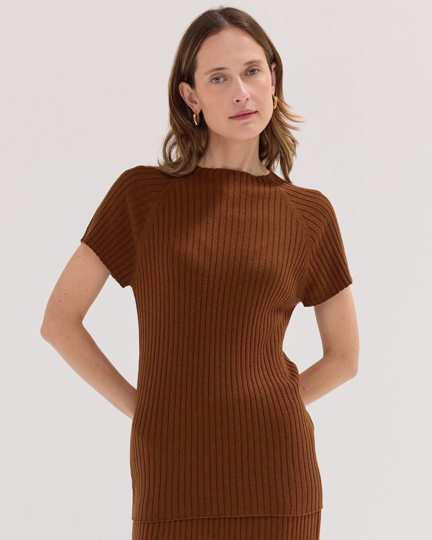 The Rib Knit Tee | Castagne