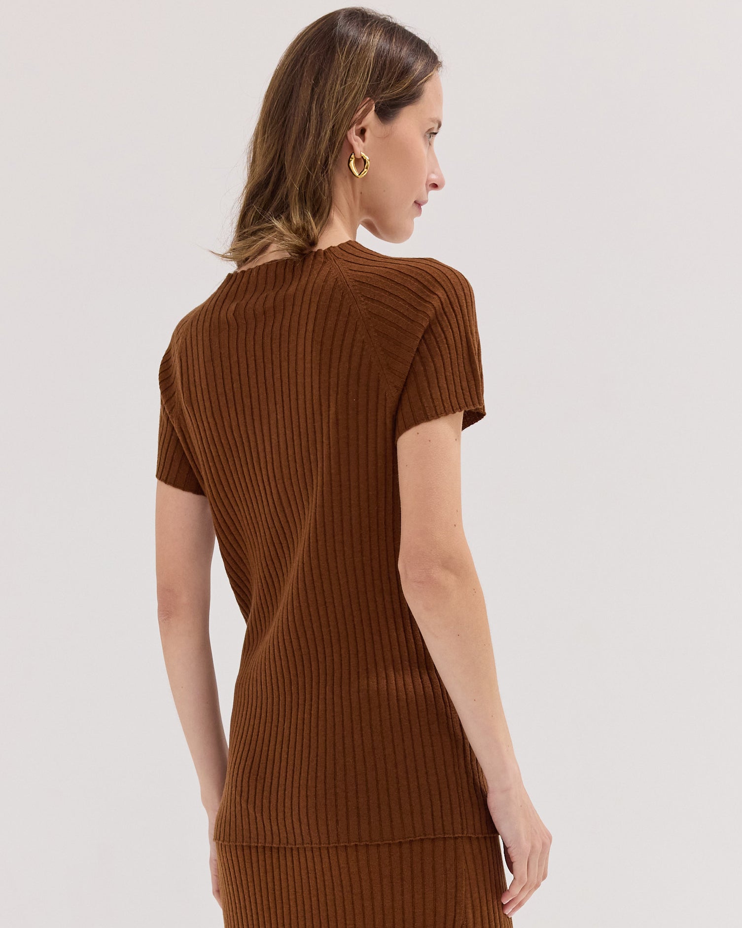 The Rib Knit Tee | Castagne