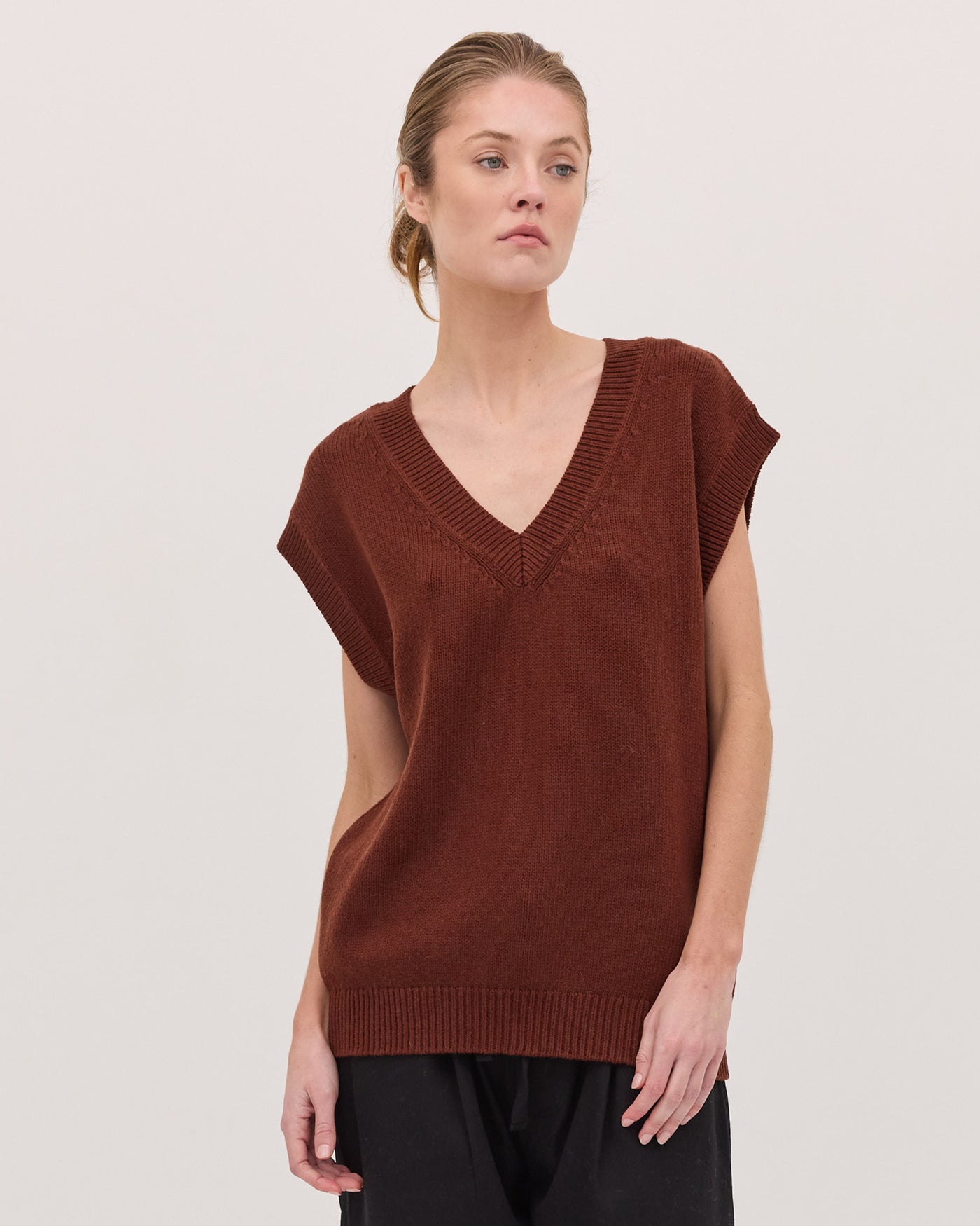 The Vest | Mahogany