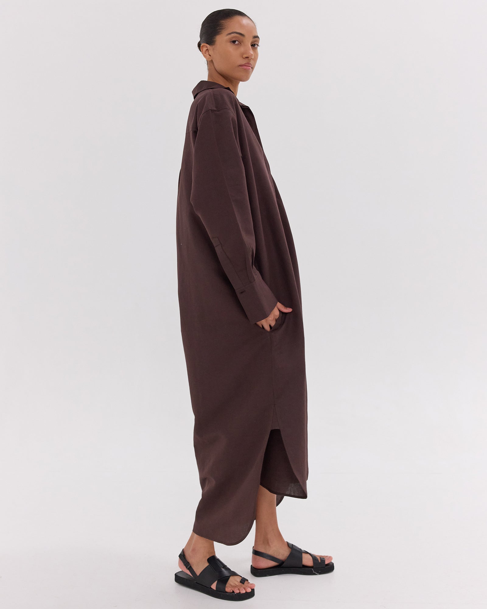 The Shirt Dress | Brazil Nut