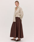 The Maxi Skirt | Chestnut