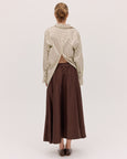 The Maxi Skirt | Chestnut