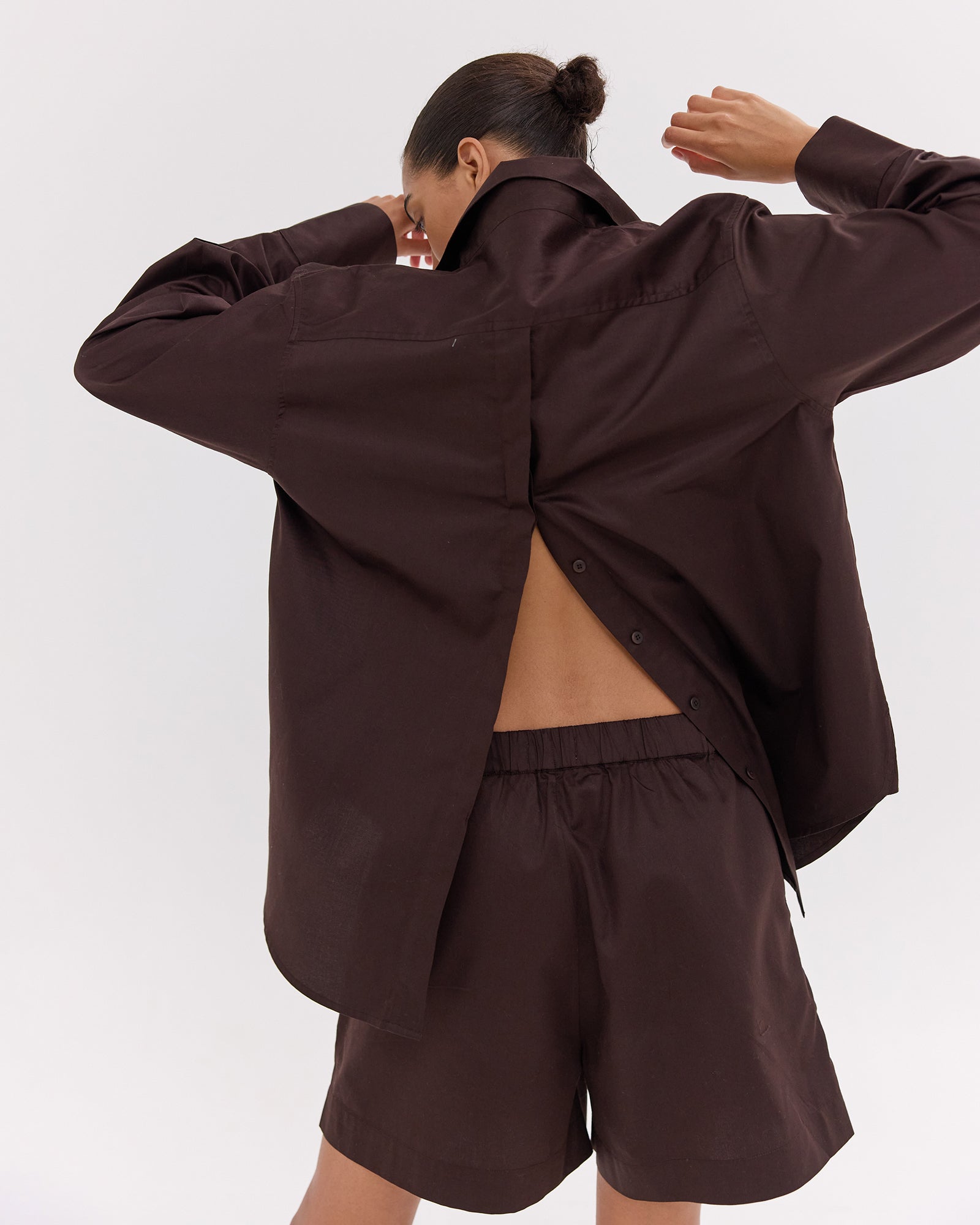 The Elastic Waist Shorts | Brazil Nut