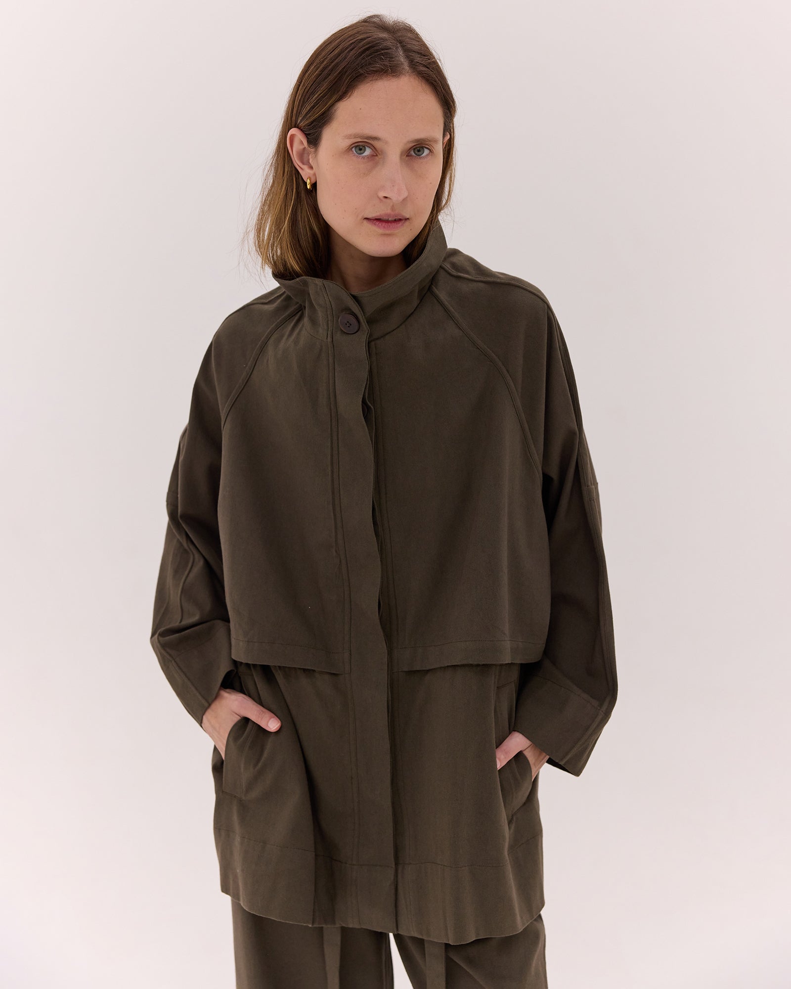 The Peacoat | Dark Olive