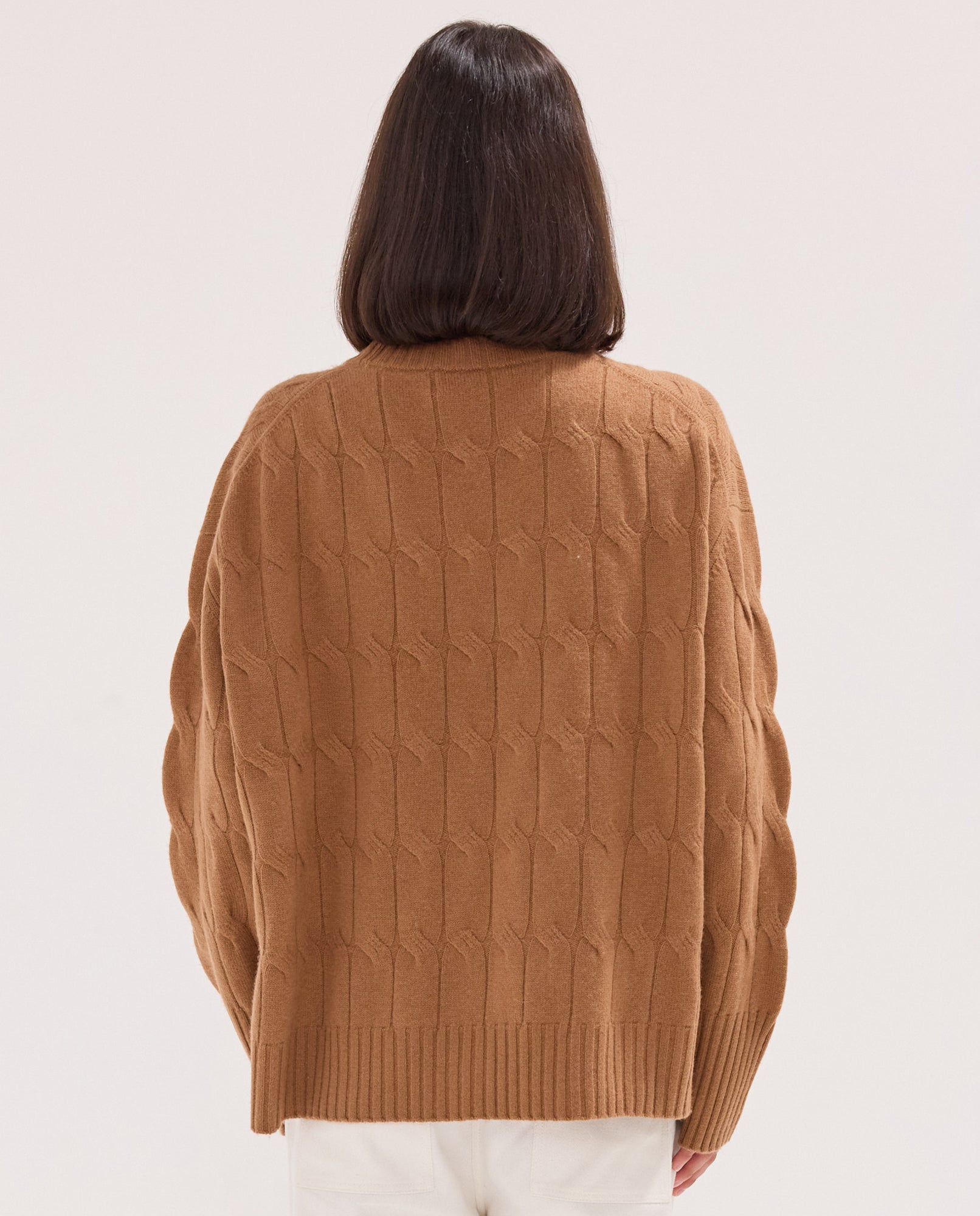 The Cable Knit Jumper | Sandalwood