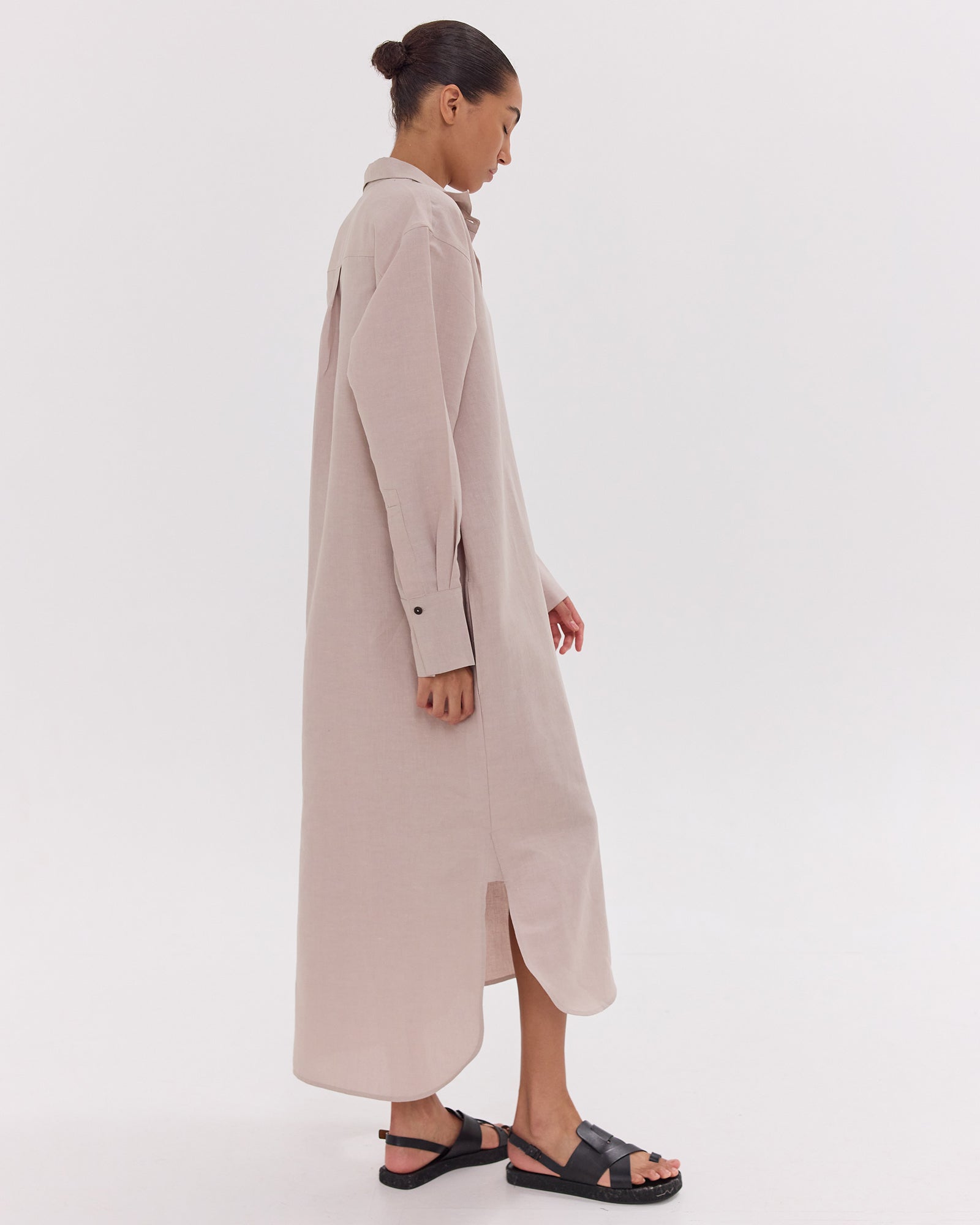 The Shirt Dress | Mushroom