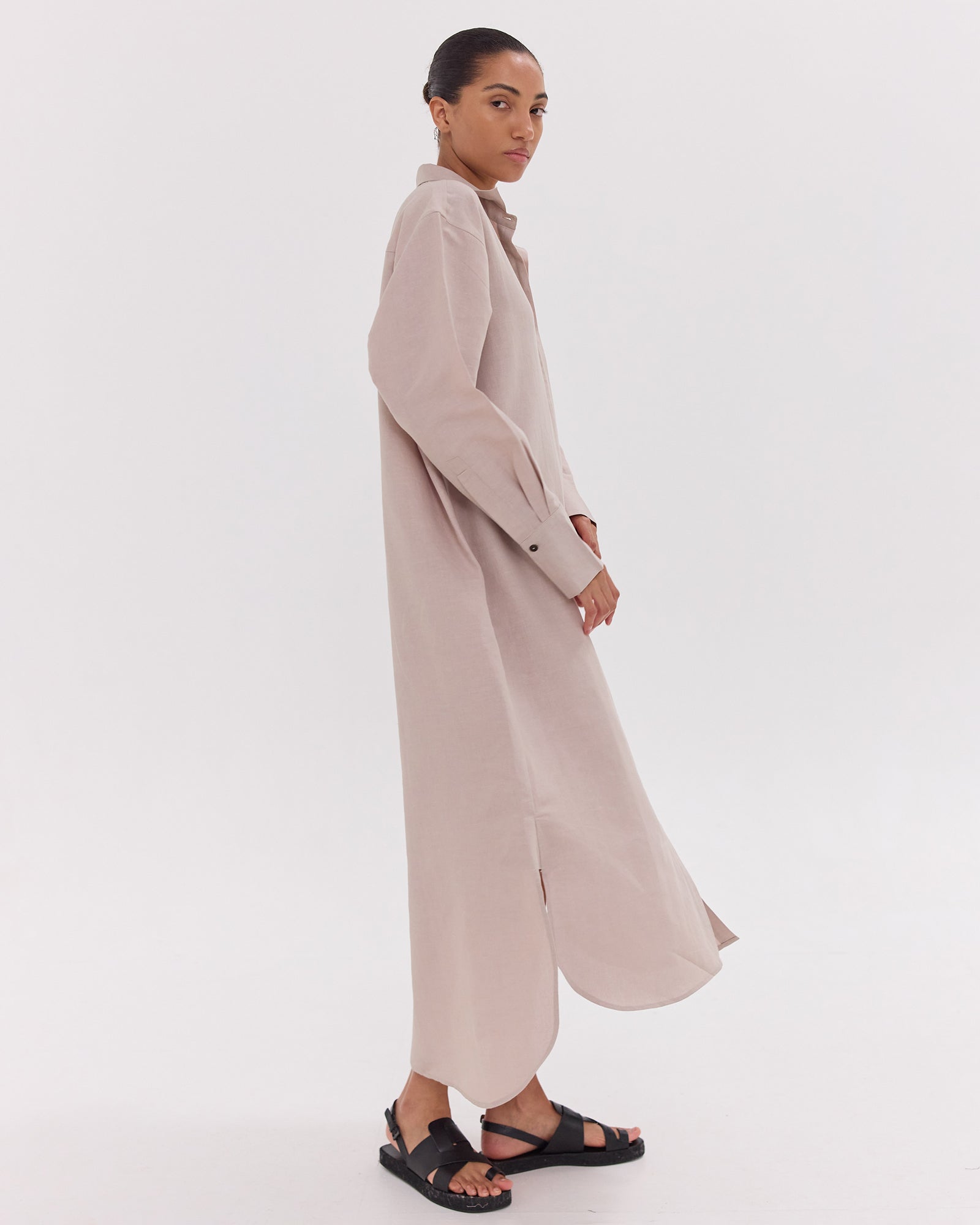 The Shirt Dress | Mushroom