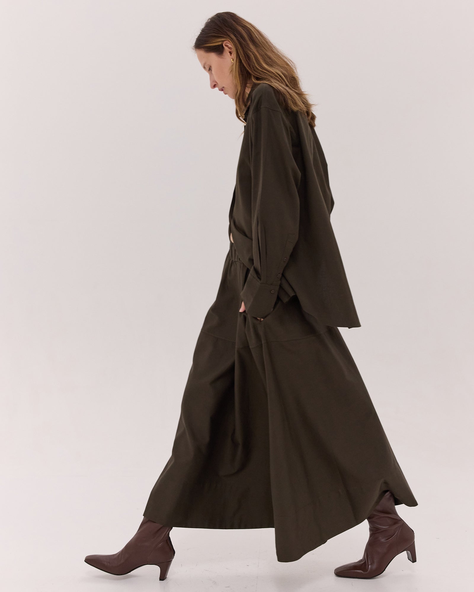 The Maxi Skirt | Dark Olive