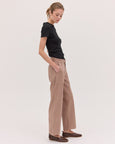 The Wide Leg Denim Jeans | Mocha