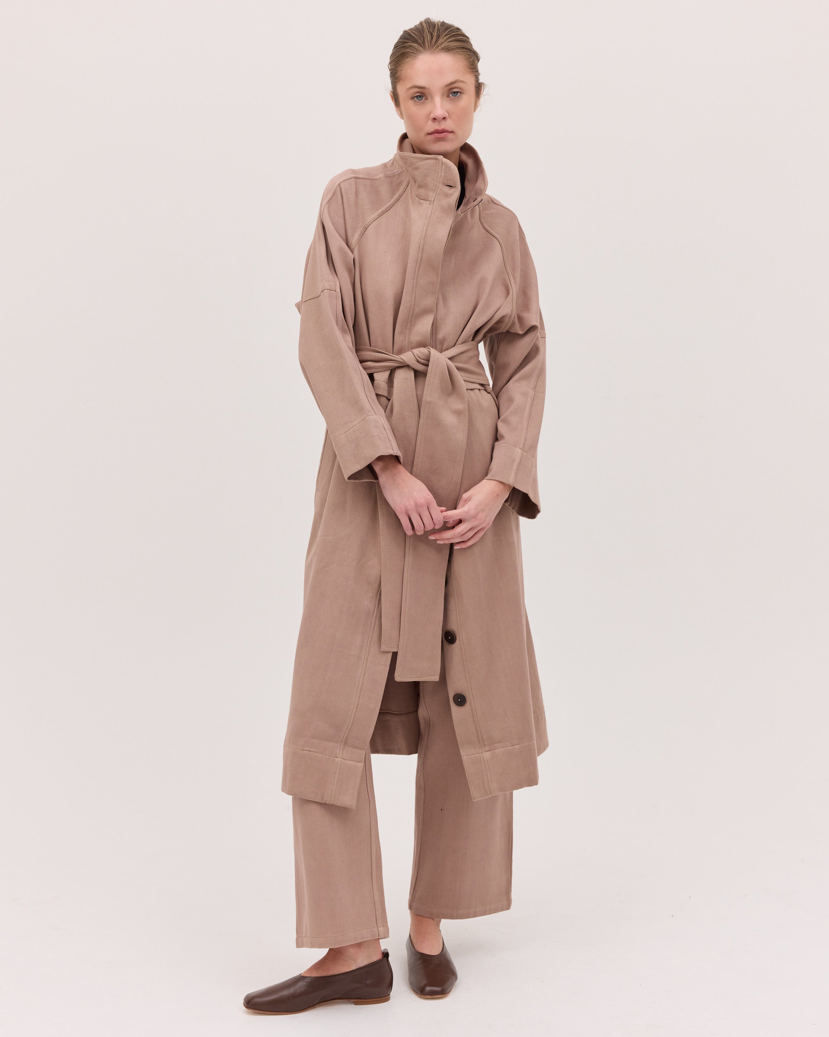 The Denim Trench | Mocha