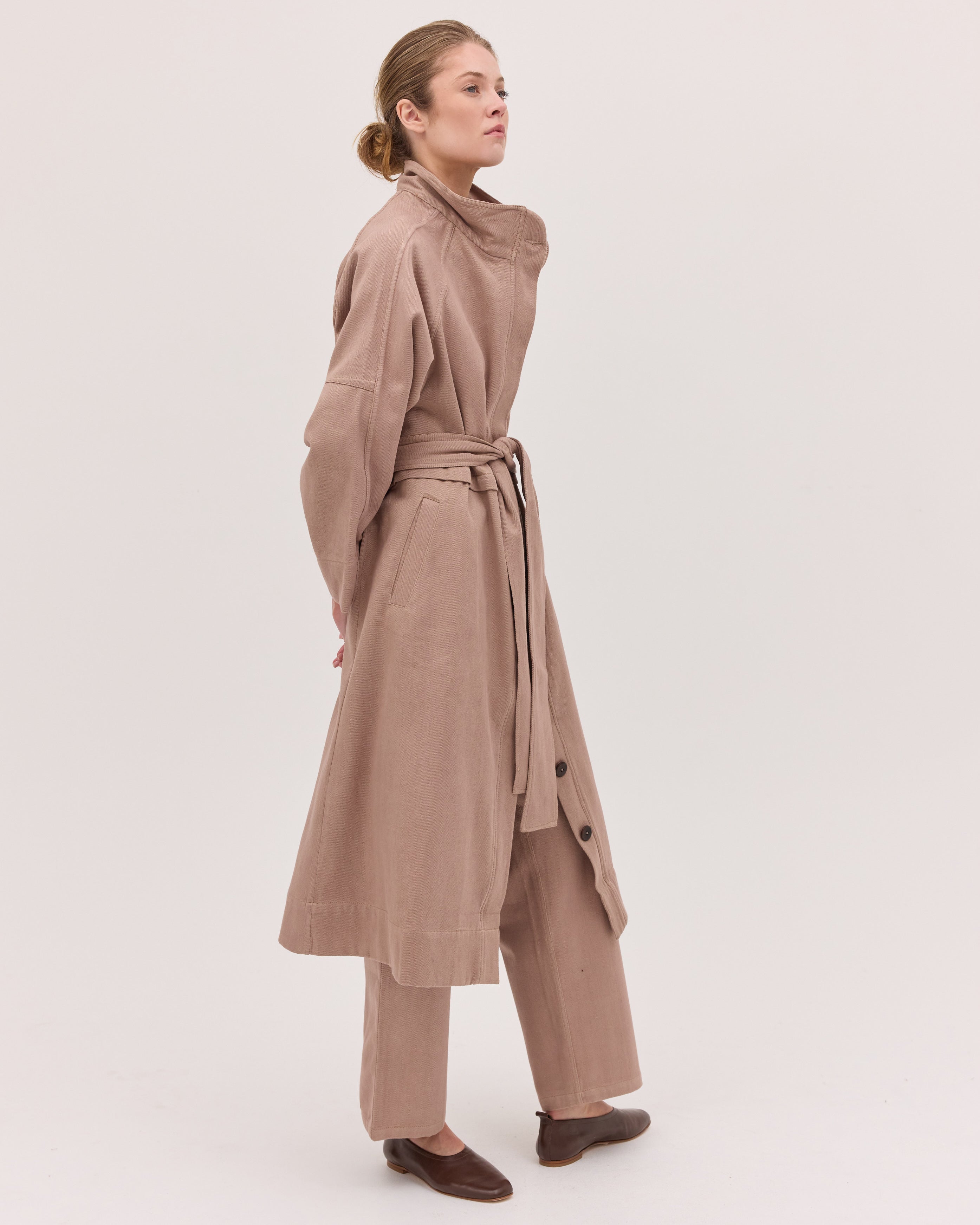 The Denim Trench | Mocha
