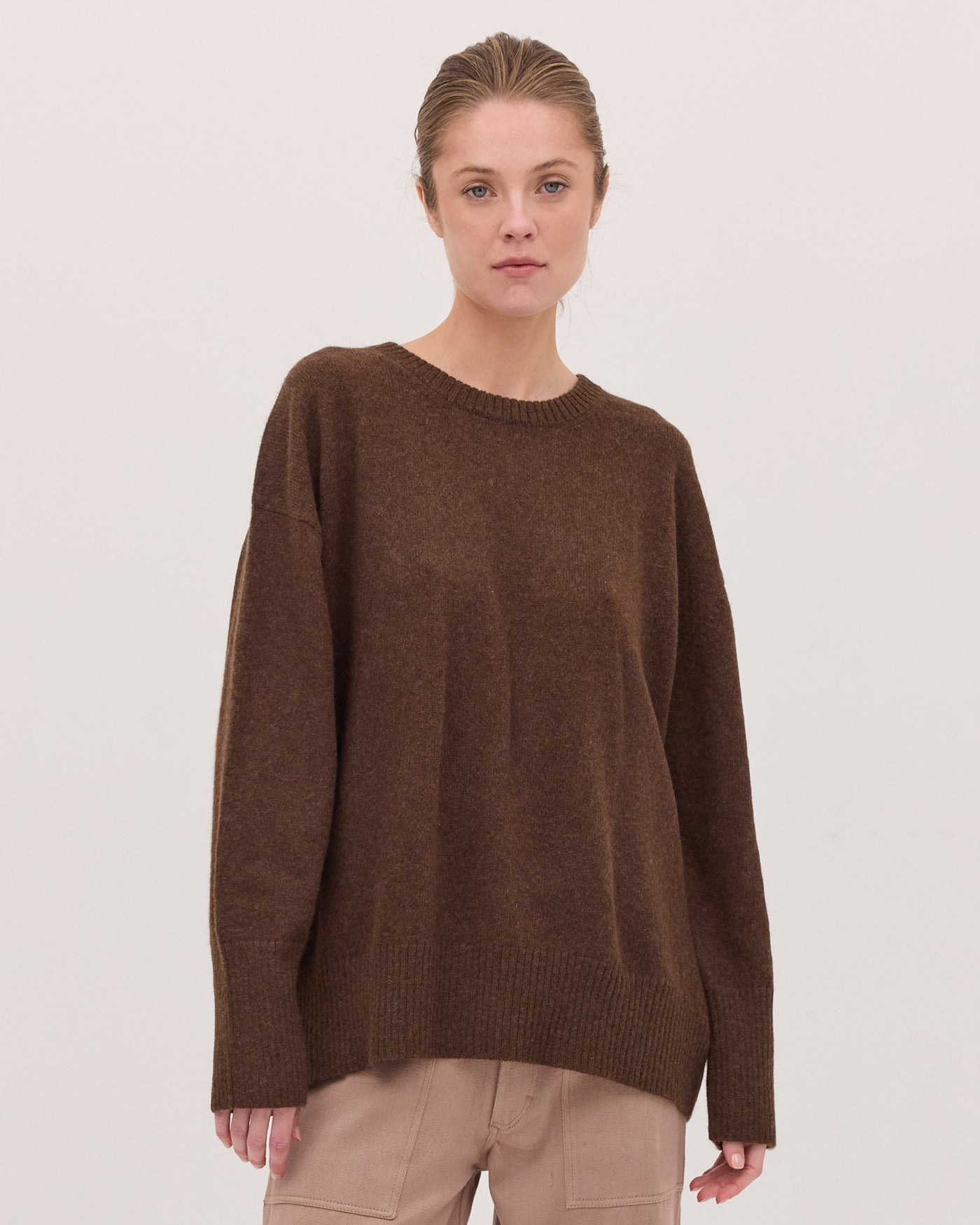 The Classic Crew Jumper | Espresso