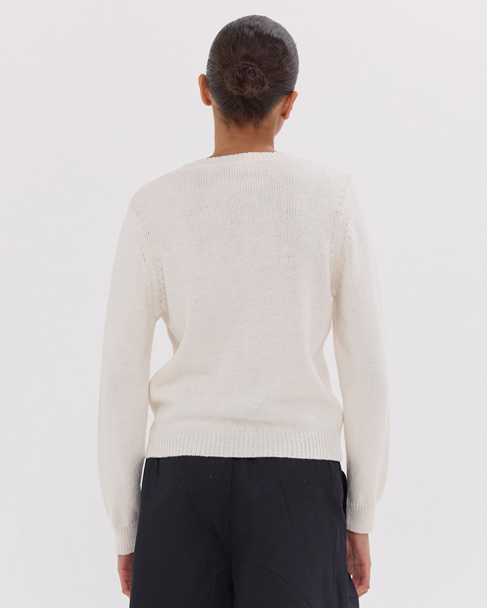 The Vintage Cardigan | White