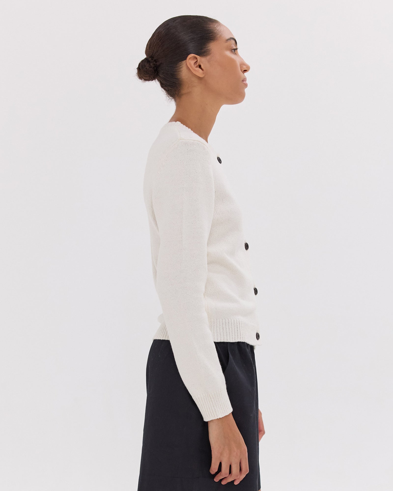 The Vintage Cardigan | White