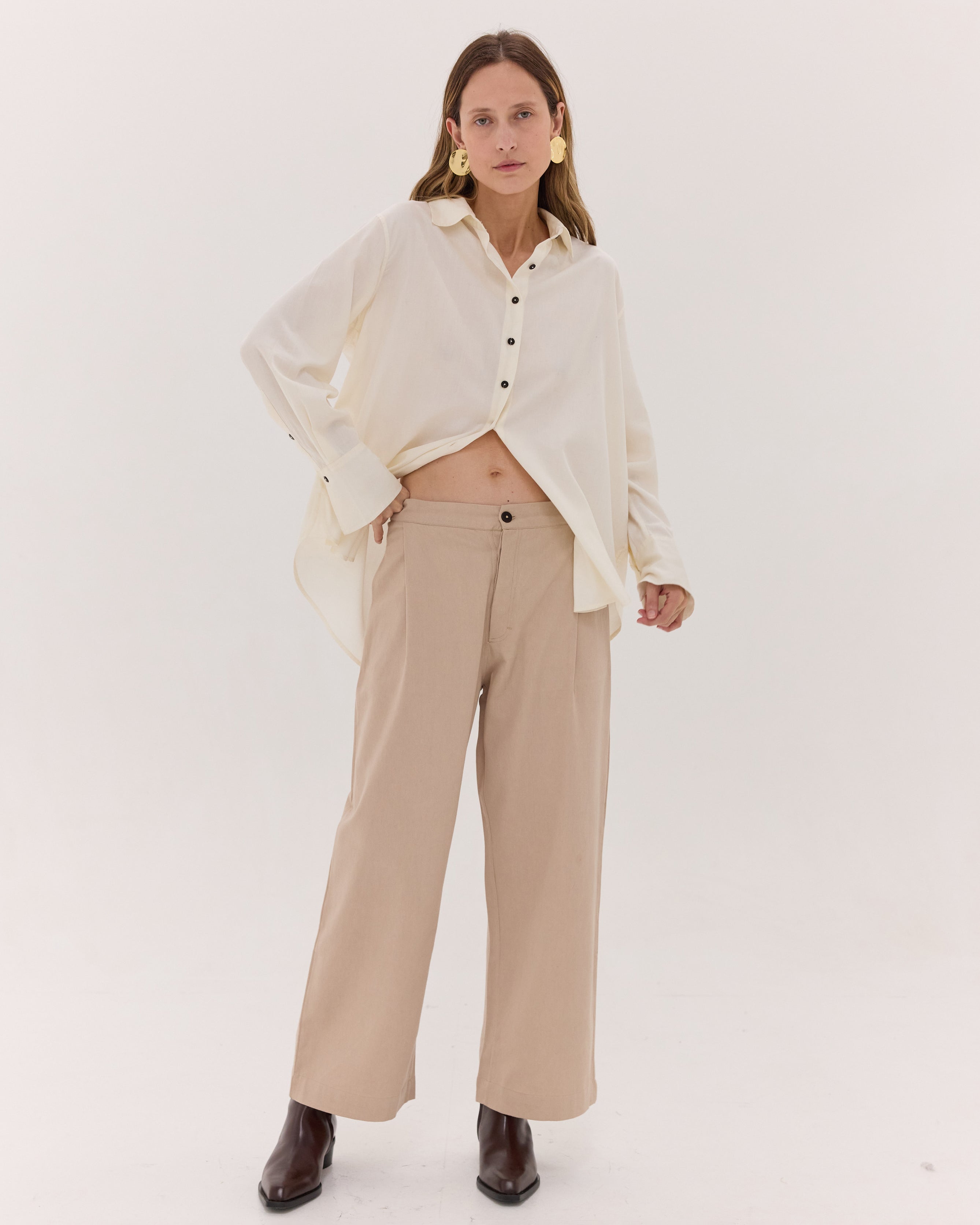 The Relaxed Tailored Pant | Barley