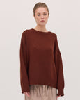 The Billow Sleeve Jumper | Mahogany
