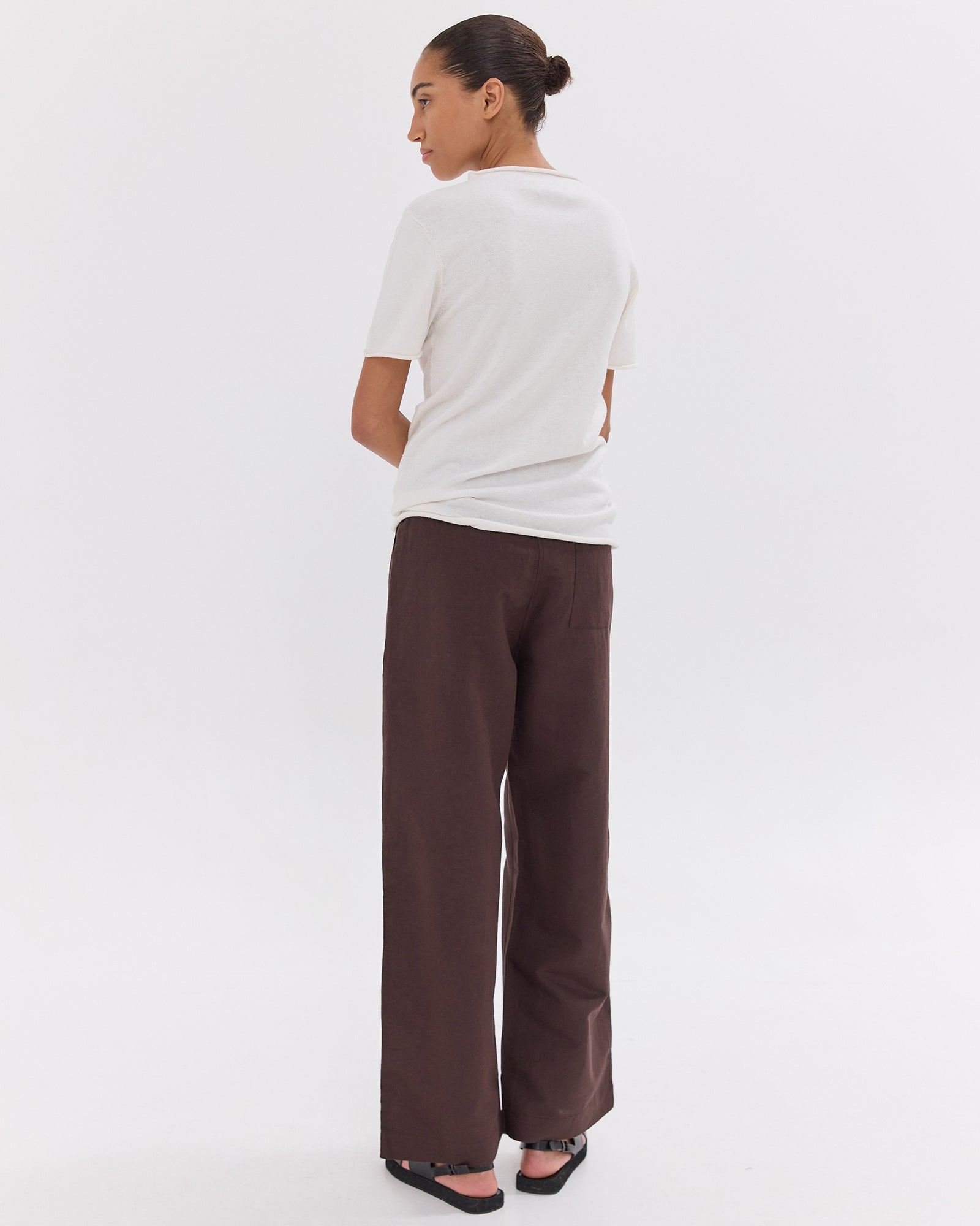 The Relaxed Tailored Pant | Brazil Nut