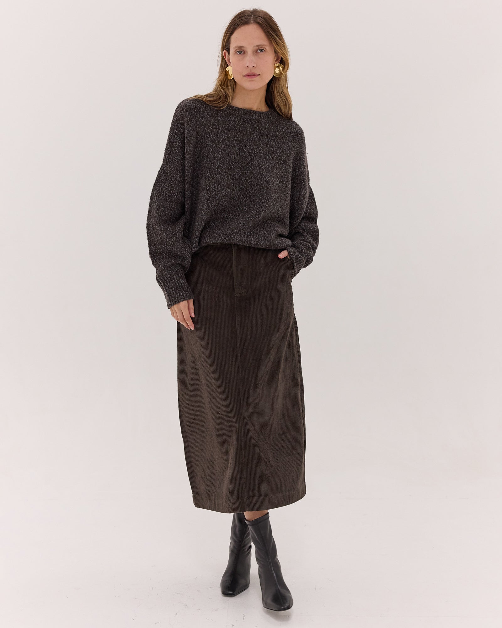 The Corduroy Tailored Skirt | Banksia