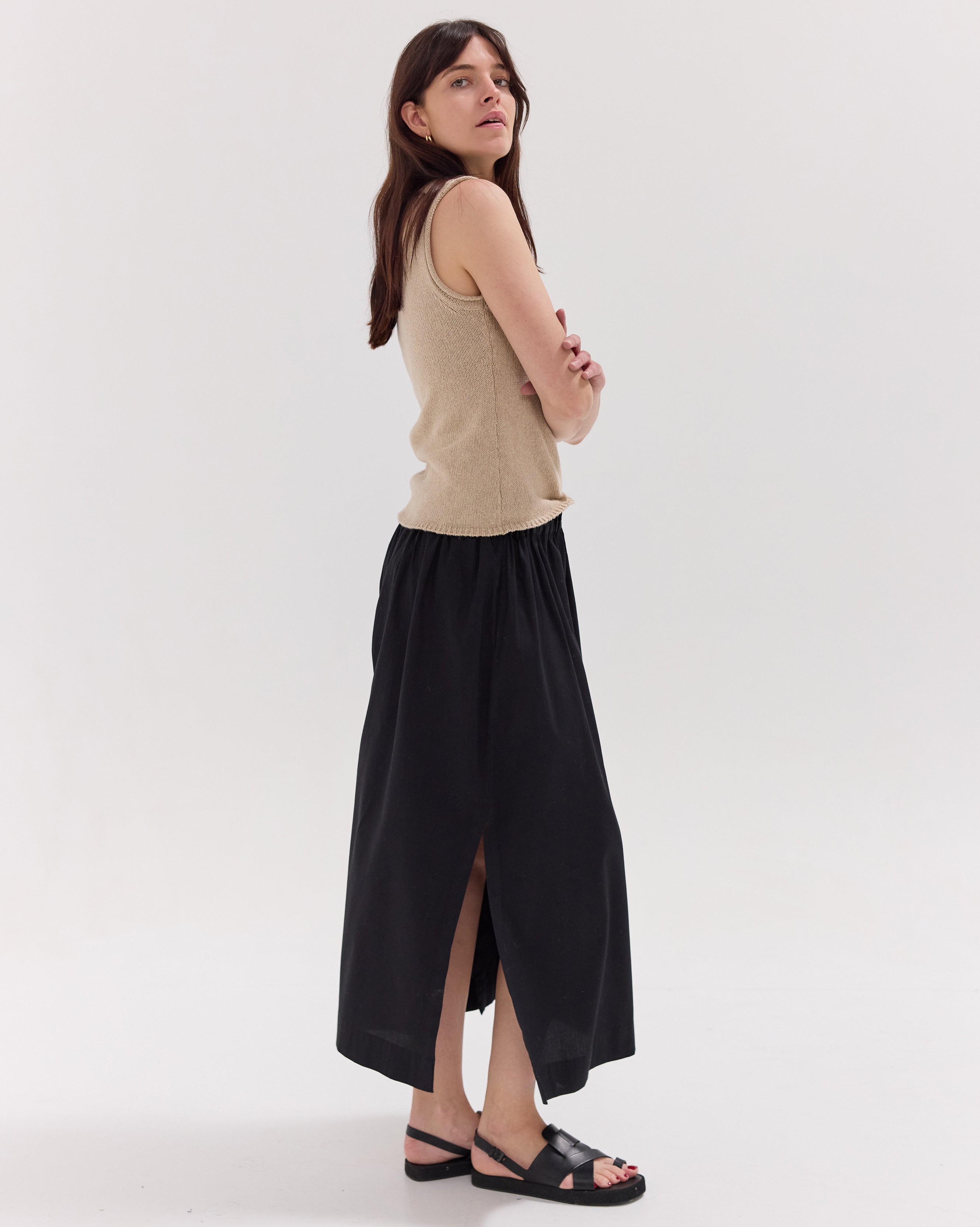 The Split Skirt | Black