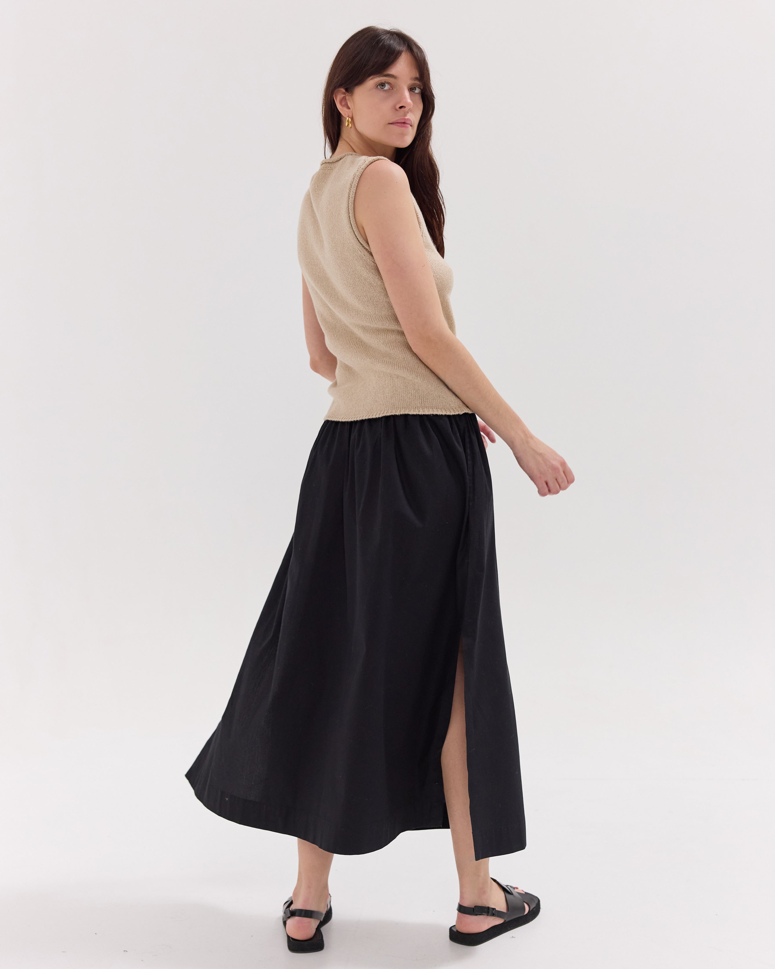 The Split Skirt | Black