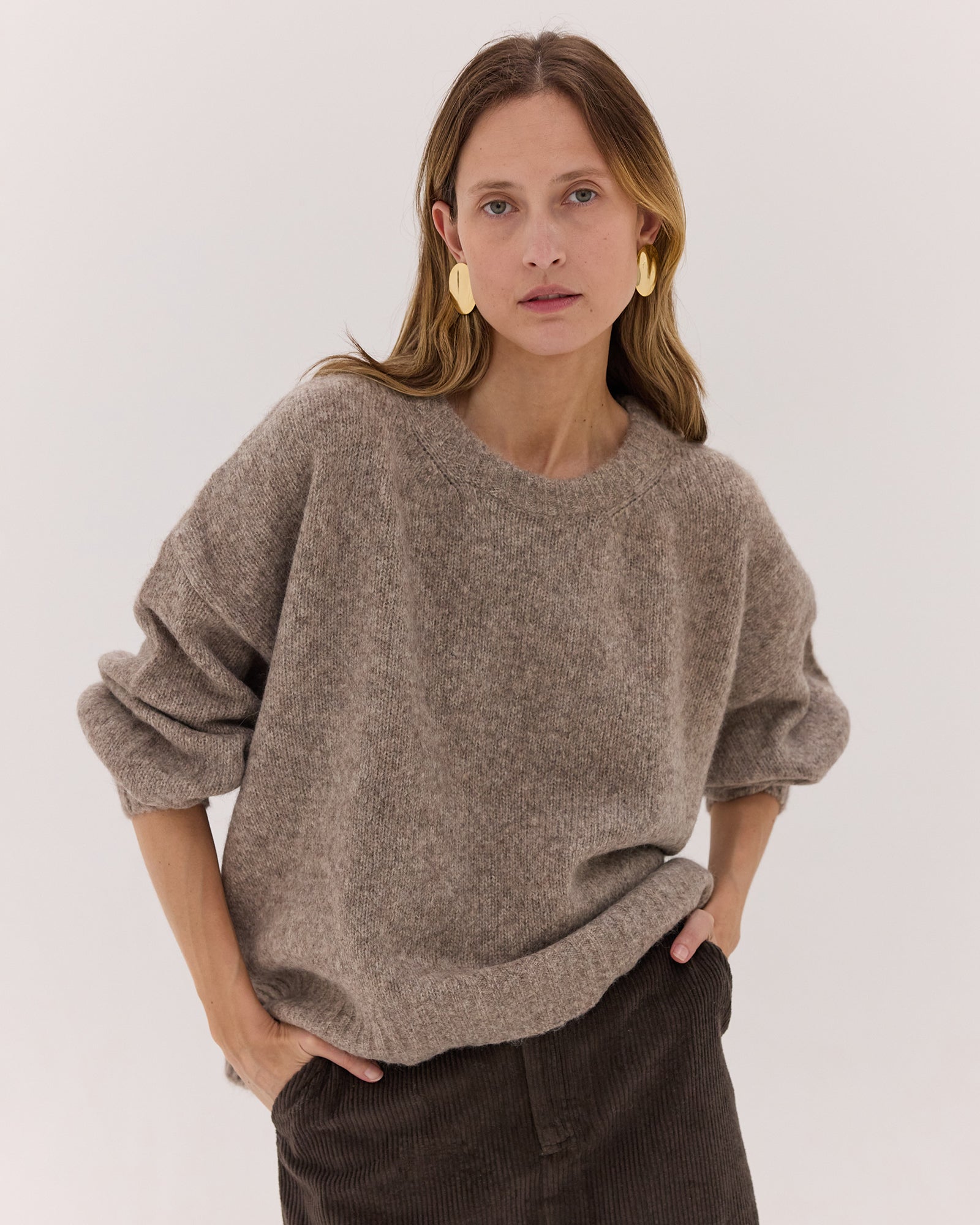 The Billow Sleeve Jumper | Sherpa