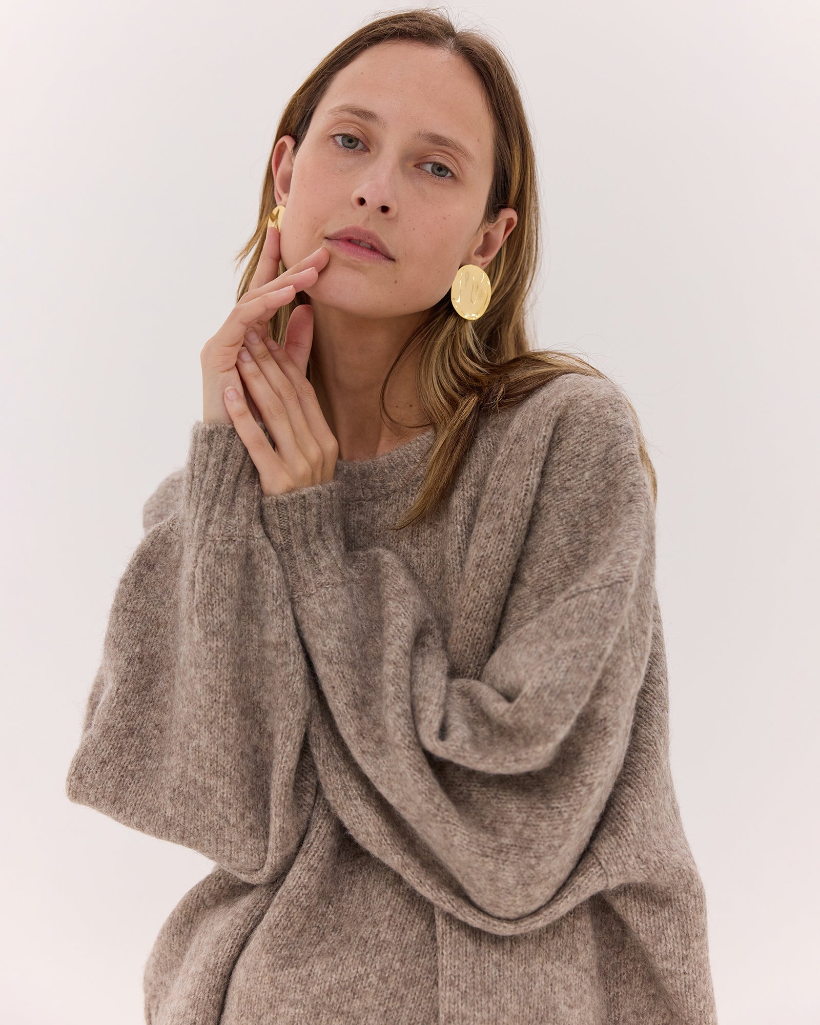 The Billow Sleeve Jumper | Sherpa