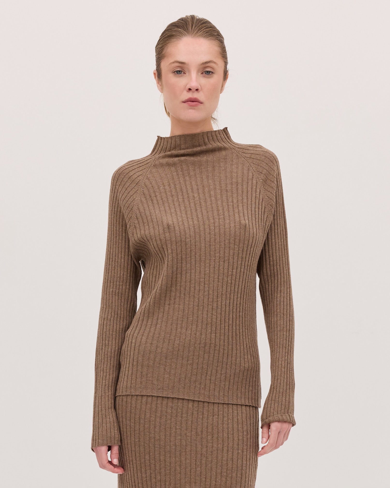 The Rib Knit Long Sleeve | Hazel