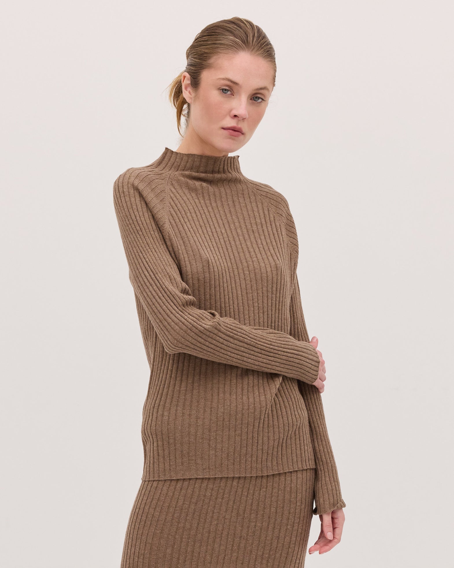 The Rib Knit Long Sleeve | Hazel