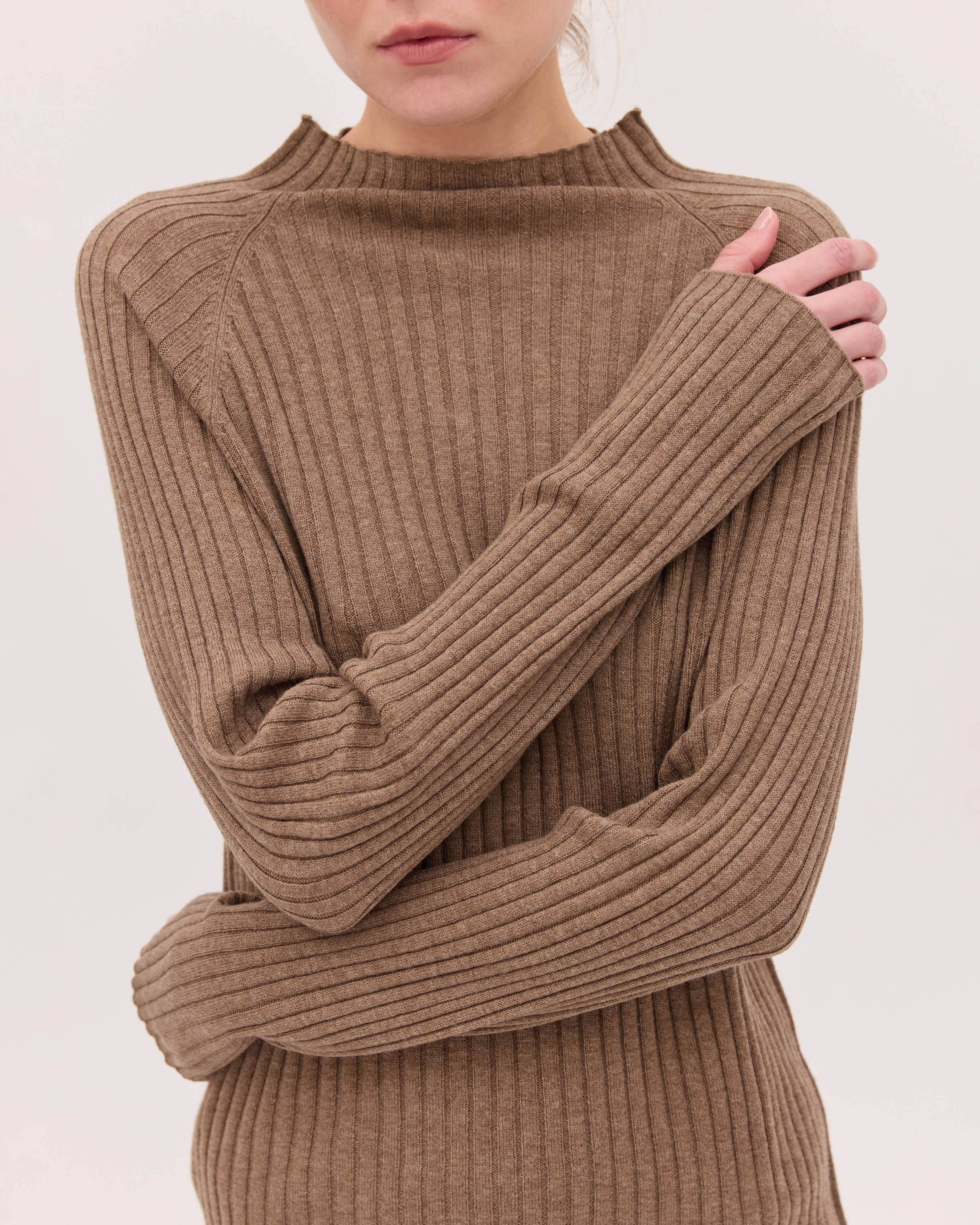 The Rib Knit Long Sleeve | Hazel