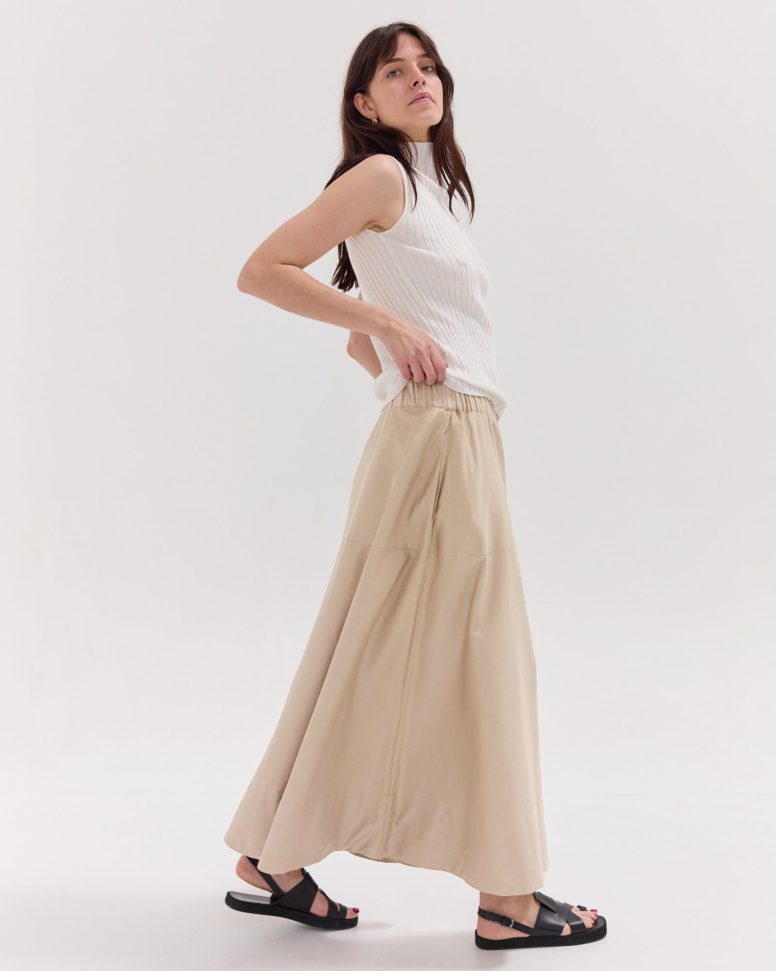 The Maxi Skirt | Bone