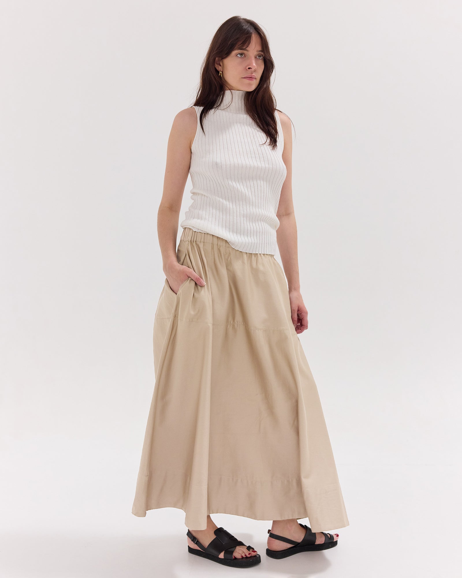 The Maxi Skirt | Bone