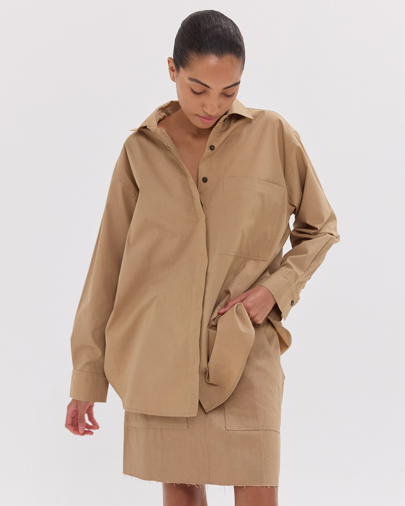 The Classic Pocket Shirt | Italian Wheat